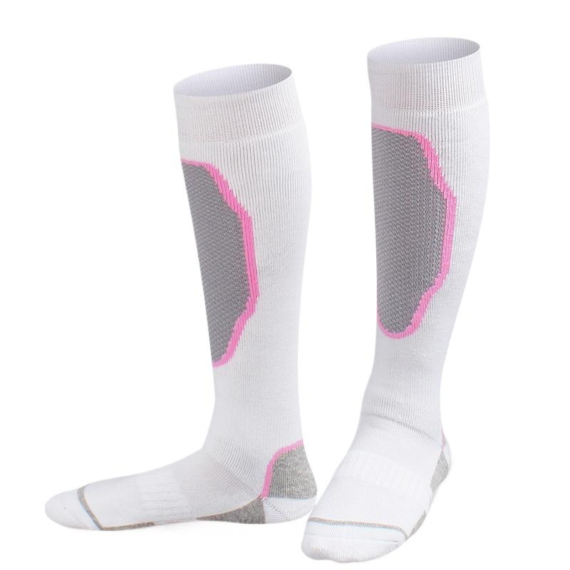 

Спортивні лижні шкарпетки Performance Knee High Thermal Cushion Альпіністські шкарпетки Жіночі Чоловіки Діти для катання на лижах Сноубординг Холодна погода M Women EU-33-39