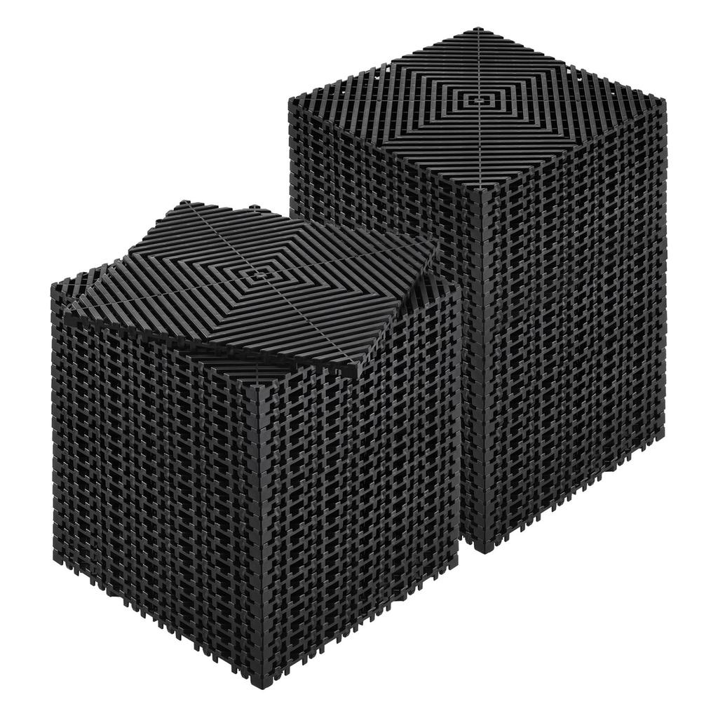 Drainage Mat Modular Floor Tile 12” X 12” Interlocking Drainage Cushion