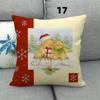 Vánoční jednoduchý dárek na večírek čtvercový povlak na polštář používaný pro domácí dekoraci pohovky na polštář (45 cm * 45 cm)