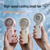 26-Year Model Ultra-Fast 6-Speed Portable Handheld USB-Charging Mini Fan with Powerful Ice Pack Cooling.