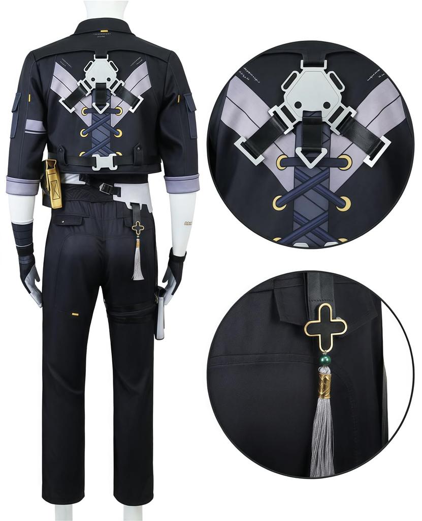 Wuthering Waves Wanderer Cosplay Costume for Wuthering Waves Wanderer Male Protagonist Popular Game Costume for Photoshoots [NOKIJP] Men, Costume,