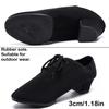 Women's Dance Shoes Black Modern Ballroom Salsa Shoes Adult Tango and Ballroom Sneakers