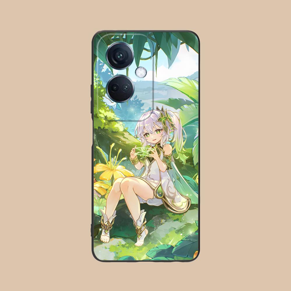 Game GI Nahida Matte TPU Mobile Phone Case for OPPO Find X9 X8 X7 X6 X5 X3 X2 Plus s Pro Ultra Lite Colorful Printing Cover