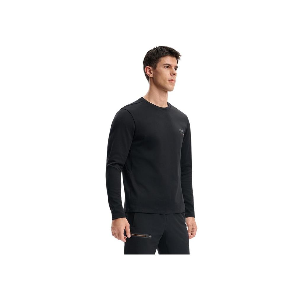 New FILA Fitness T Shirts Men's Pitch Black A11M541209FBK