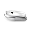 9L 2.4 Gallon Chrome Motorcycle Universal Gas Fuel Tank For Cafe Racer Custom