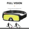 COB Portable LED Headlights Outdoor Headlight Built in Battery USB Rechargeable Head Lamp Camping Fishing Climbing Lantern