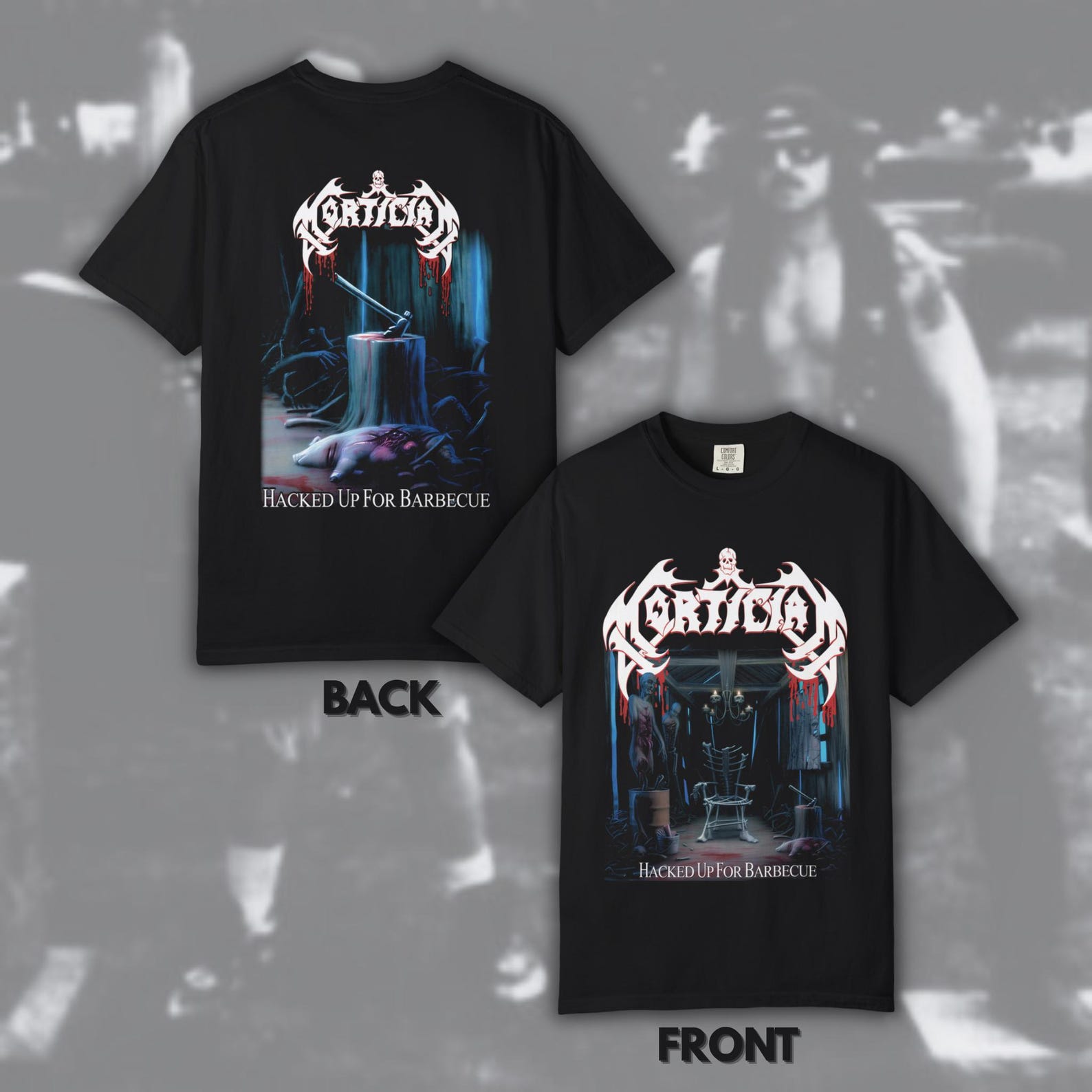 Bestatter - Zerhackt für Barbecue | Größe- S, M, L, XL, 2-4 XL 3XL