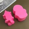 1 Piece Cute 3D Sleeping Bear Cupcake Topper Silicone Mold for Mousse Cake Ice Cream DIY Baking Decor Accessories