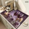 1Pcs Rubber Drying Mat With 2D Printed Placemats Modern For Coffee Shop Restaurant Kitchen Carpet Tableware Durable Diatom Mud