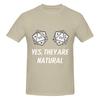 Yes They Re Natural D20 20 Dice Funny Rpg Gamer Vneck Tshirt Daily Lazy Quickdrying Tees