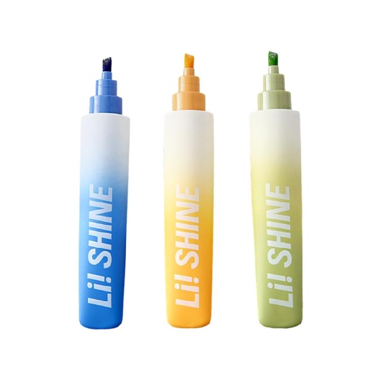 

3Pcs Classroom Organization Marker Pen Fluorescent Highlighters Soft Color Coding Systems For Marking And Office Use