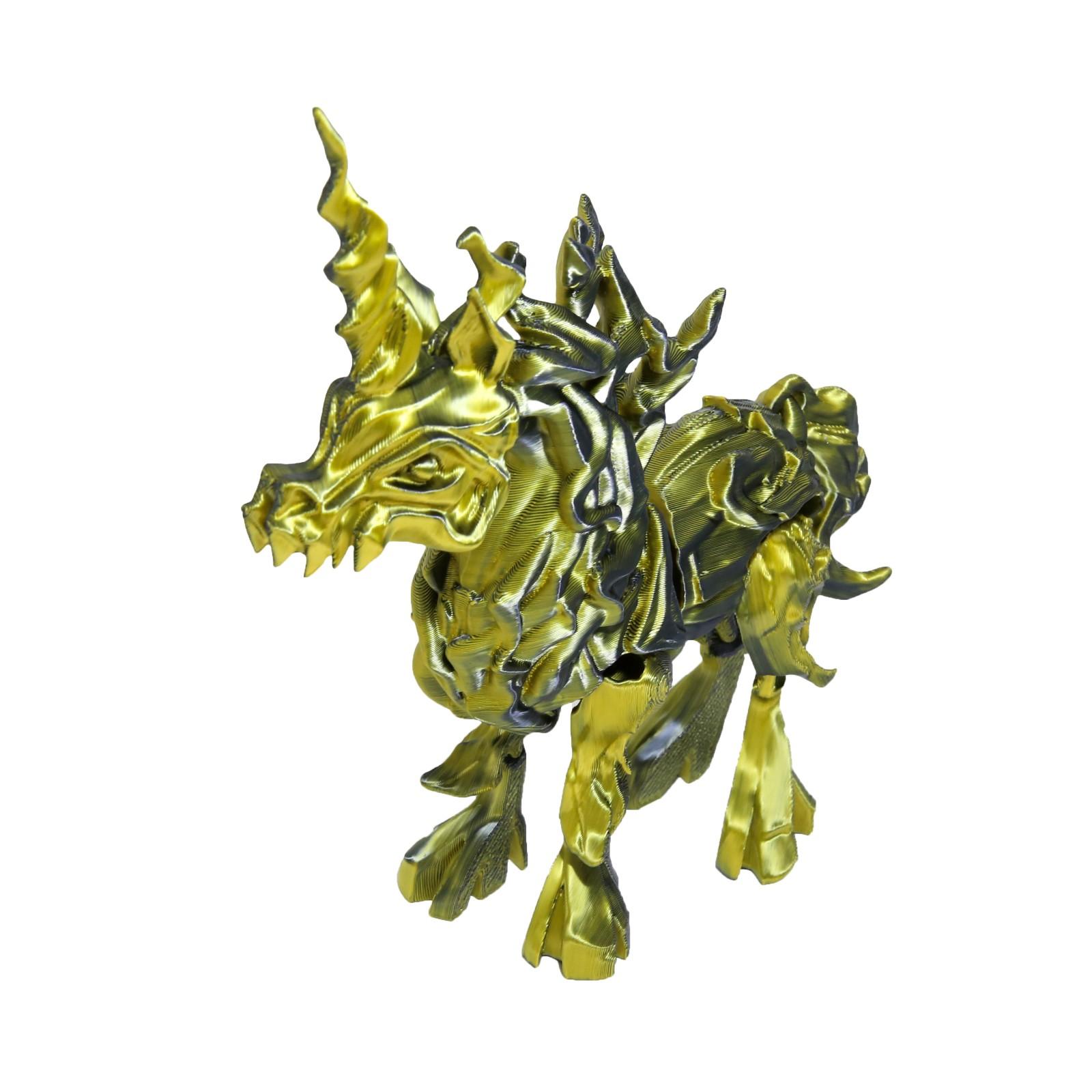 

3D-печатный шарнирный адский скелет, креативная игрушка, декоративная модель для взрослых и детей One Size жёлтый