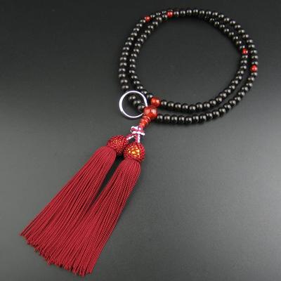 Myorenka Koraliki modlitewne Soto Zen dla kobiet Formalne koraliki modlitewne Heban Agat Dopasowane 8-wymiarowe etui na koraliki w zestawie Koraliki modlitewne Zen buddyzm