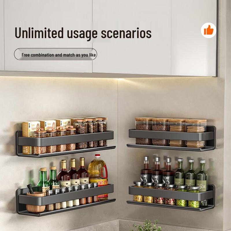 Wall-mounted Stainless Steel Kitchen Storage Rack