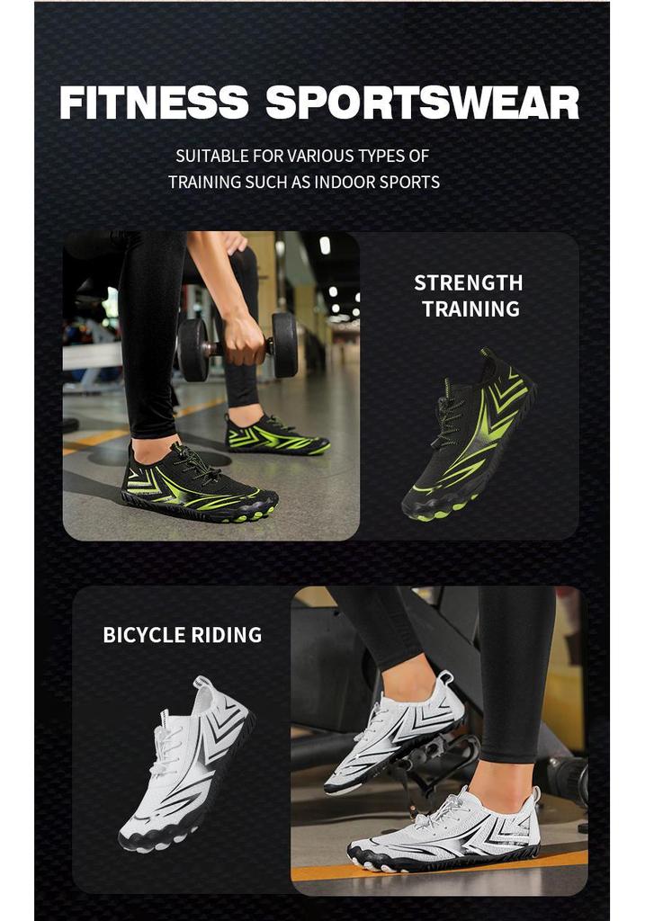 2025 Breathable Five-Toe Water Shoes for Couples - Beach, Swimming, Hiking