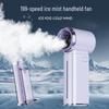High-Speed Outdoor Handheld USB Fan: Portable, Rechargeable, Mini Hurricane Turbo.