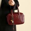 Fashion 2025 New Women's Red Wedding Bag Bridal Bag Niche Design One Shoulder Crossbody Handbag Mom Bag