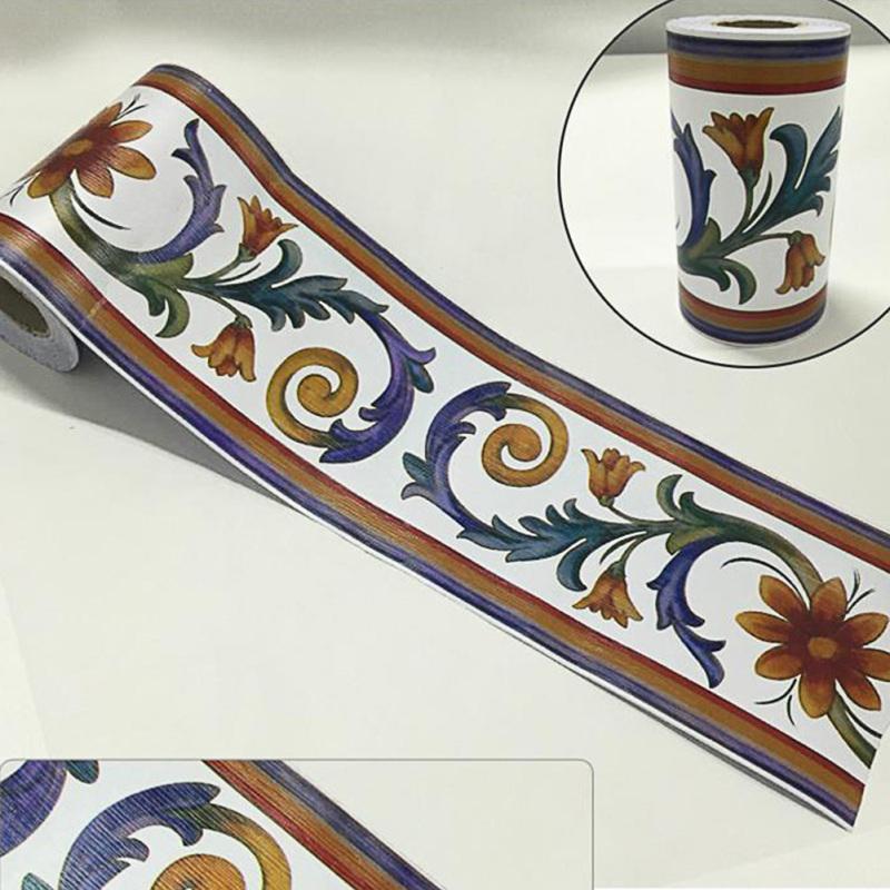Striscia Battiscopa Autoadesiva da 10M Adesivo Murale Decorazione Murale Artistica in PVC per Soggiorno Cucina
