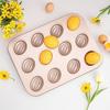 Cake Mold Carbon Steel 6 9 12 Cavities Nonstick Baking Pan Bread Tray for Professional Home Kitchen Use