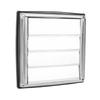 Wall Vent Exhaust Cover 304 Stainless Steel Dryer Hooded Wall Vent Exhaust Hood with Mesh Screen Damper for Dryer Vent Outdoor   Ventilation Include