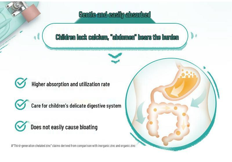 Australia Swisse Children's Vitamin K2 Calcium Citrate, VD3, Zinc Bone & Teeth Support, 60 Giraffe Chewable Tablets