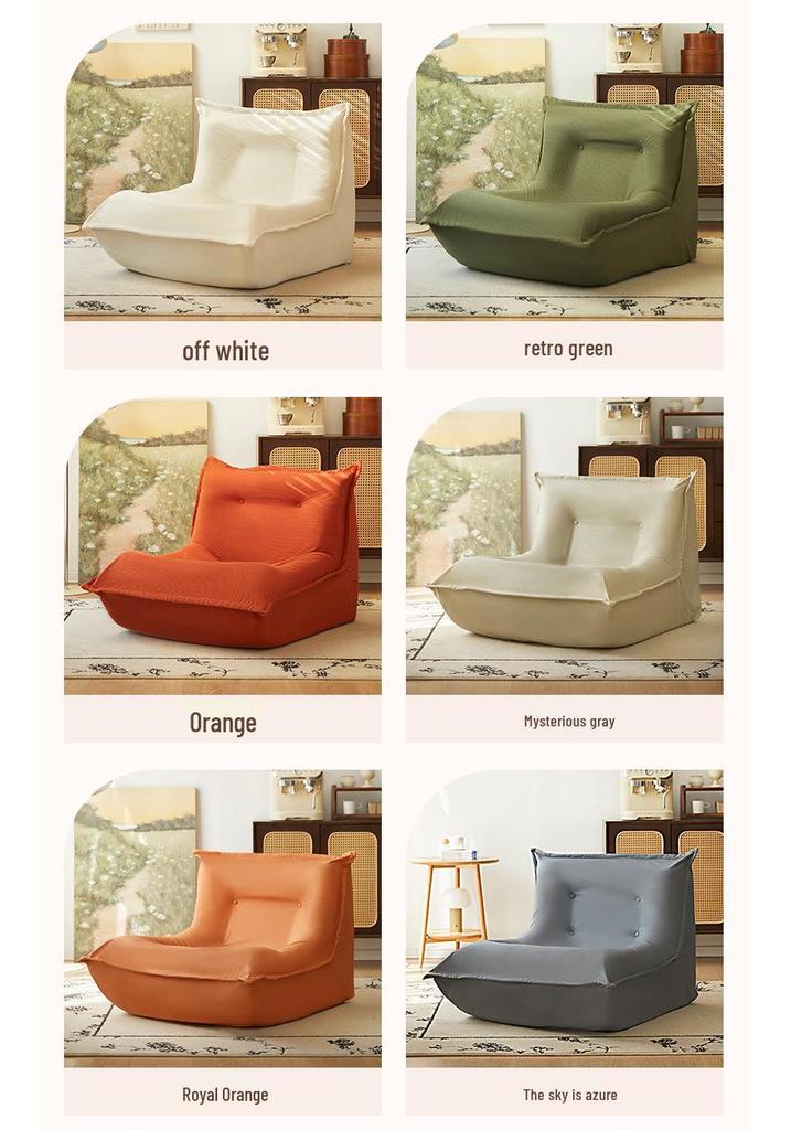 Lazy Caterpillar Beanbag Sofa: Tatami Recliner for Bedroom, Balcony, and Living Room Leisure.