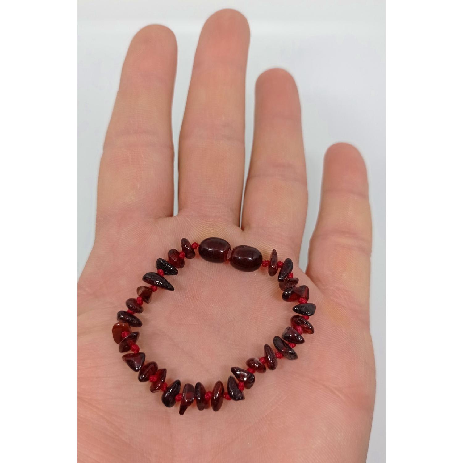 

Сертифікований дитячий зубний браслет Baltic Drop Amber
