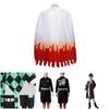 Machen Sie Ihre Kinder bereit für Karneval mit Demon Slayer Kimetsu No Yaiba Kamado Nezuko Kinder Cosplay Kimono Roben