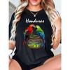 T-shirts unisexes « Perroquets et Paysage Culturel du Honduras », T-shirts unisexes Héritage Centro-Américain