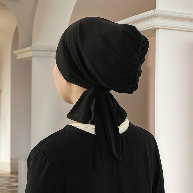Women Muslim Underscarf Veil Hijab Headscarves Muslim Lady Scarf Ramadan Islamic Turbans Head for Female Hijabs Caps Hat