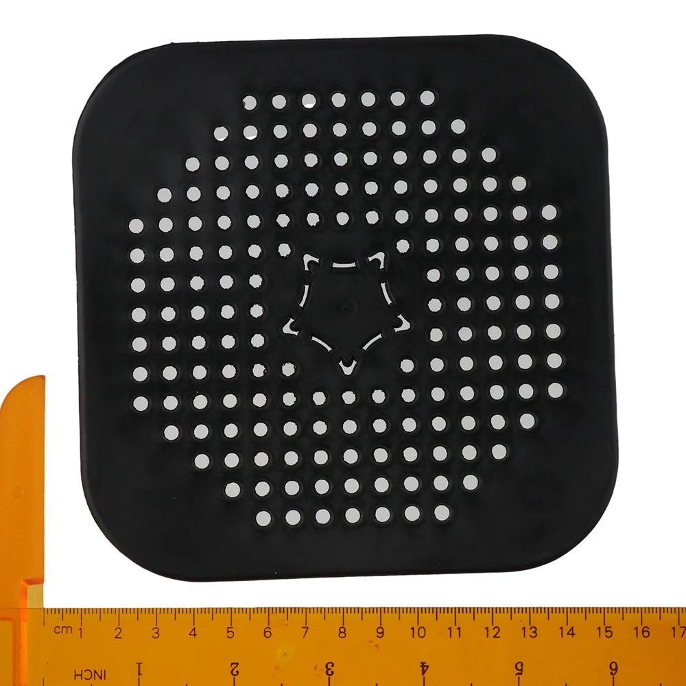 2Pcs Silicone Drain Hair Catcher Easy to Install Shower Drain Cover Practical Drain Stopper  Laundry