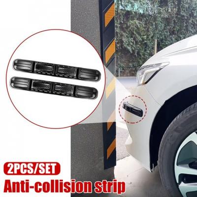 2Pcs Bumper Anti-collision Sticker Door Body Scratch Car Protective Tape Strips