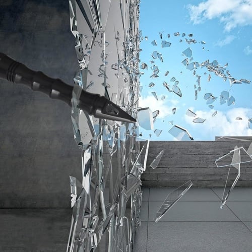 Eiuuioj Multi-functional Car Window Breaker, Safety Hammer, Rescue Hammer (for Emergency Escape)