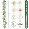 Spring Peony Vine, Green Plant Vine Home Air Conditioning Tube Decoration Simulation Green Plant