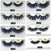 Craft Messy Fluffy Extension False Eyelashes Wispy Fluffy Eye Lashes 9D Faux Mink Eyelashes