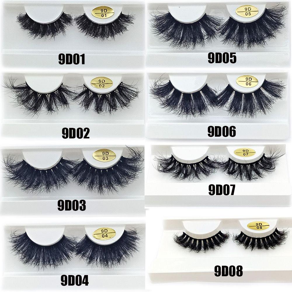 Craft Messy Fluffy Extension False Eyelashes Wispy Fluffy Eye Lashes 9D Faux Mink Eyelashes