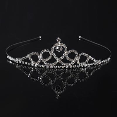 Damen Krone Hochzeitskrone Hochzeitsbankett Strass Brautkrone Strasskrone