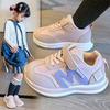 2025 Spring and Autumn New Children's Sports Shoes Boys Casual Shoes Girls Lightweight Breathable Running Shoes Student Board Shoes