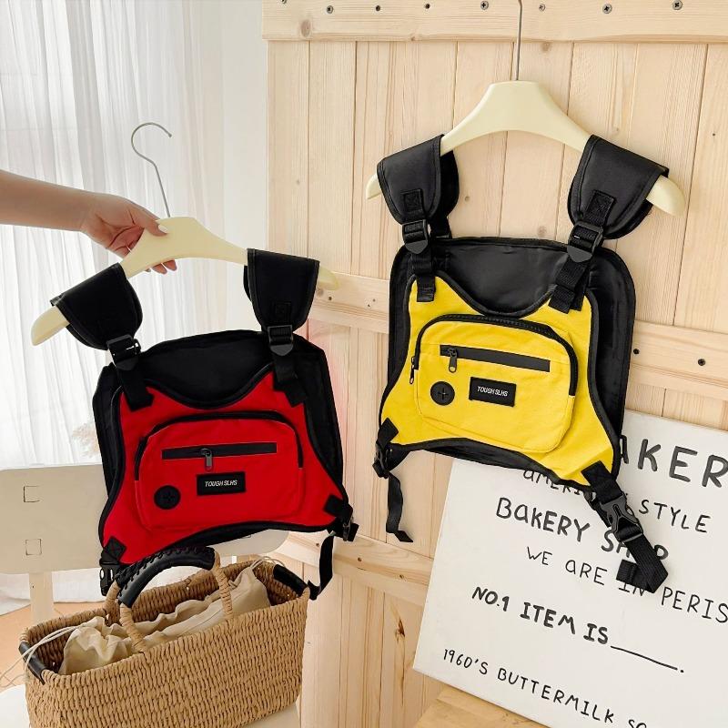 Tide cool dark wind tooling tactical socks puppet app backpack personalized boys street shooting tide sports satchel breast bag