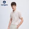 Navigare Men's Striped Short Sleeve Shirt