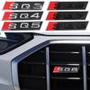 3D ABS Car Front Grille Emblem Decoration For 43s SQ3 SQ4 SQ5 SQ6 SQ7 SQ7 Badge Logo Auto Styling Modification Accessoriess43