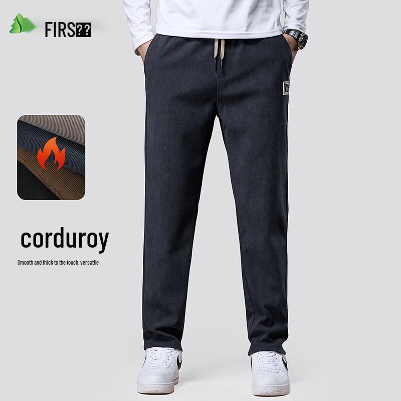 

Men s Thickened Corduroy Casual Pants XL