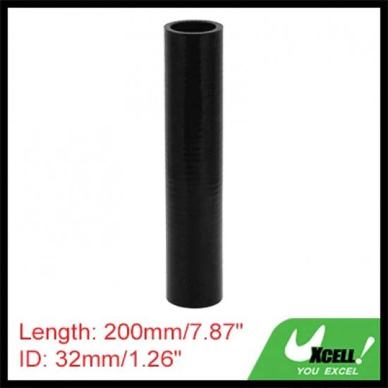UXCELL 1 Pcs 22/25/28/30/32/35/38/40 mm ID 200mm Length 4mm Thickness 0 Degree Black Car Silicone Hose Coolant Hose Universal