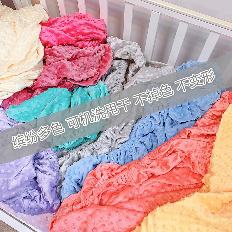 Weicher warmer Samt Kleinkind- und Kleinkind-Matratzenschoner - Gemütlich, einfarbig, ganzjähriger Komfort