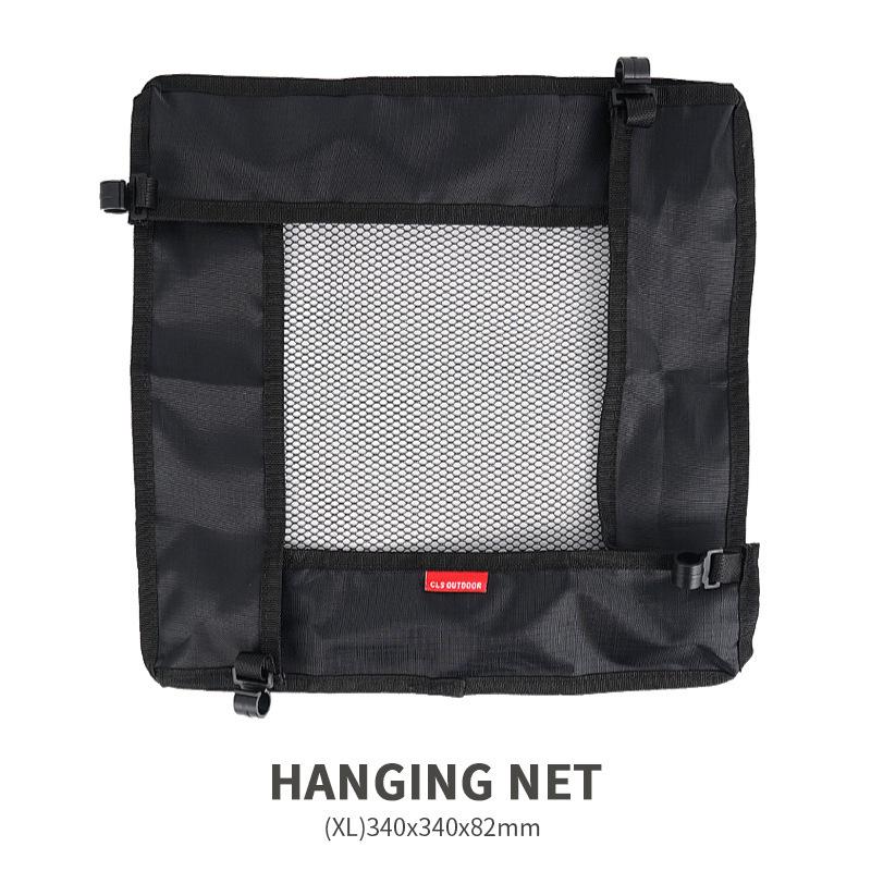 Outdoor Folding Picnic Table with Hanging Storage Net and Bag