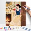 Disney Snow White Oil Paint by Numbers Painting Kit Handmade Diy Home Decoration Gift