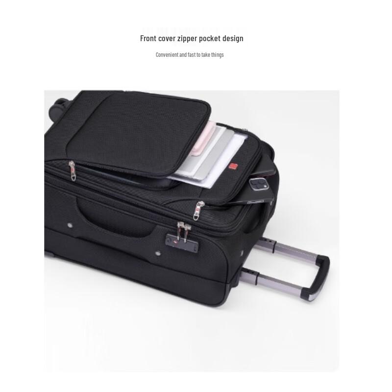Jiehangzhe 22-inch Oxford Cloth Soft-Sided Luggage