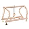 Pet Parrot Toy Wooden Climbing Swing Ladder for Birds Hamster