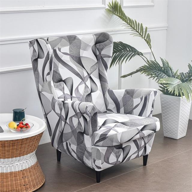 

Чохол для крісла Geometry Wing Стрейч Чохли для крісла Nordic Removable Relax Sofa Slipcovers Printed Sloping King Chair Chair Cover