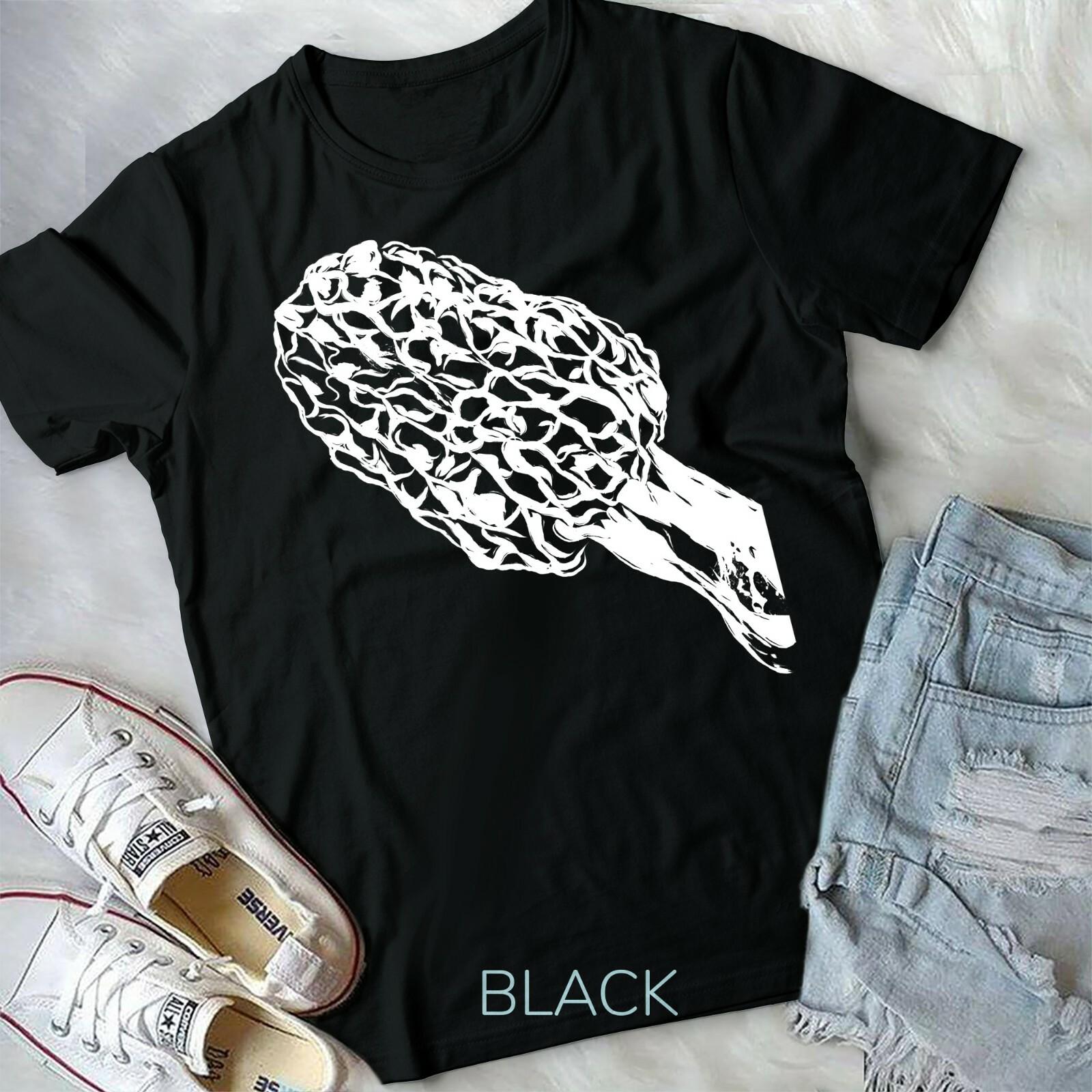 Morel Mushroom Unisex Form T-shirt XXL